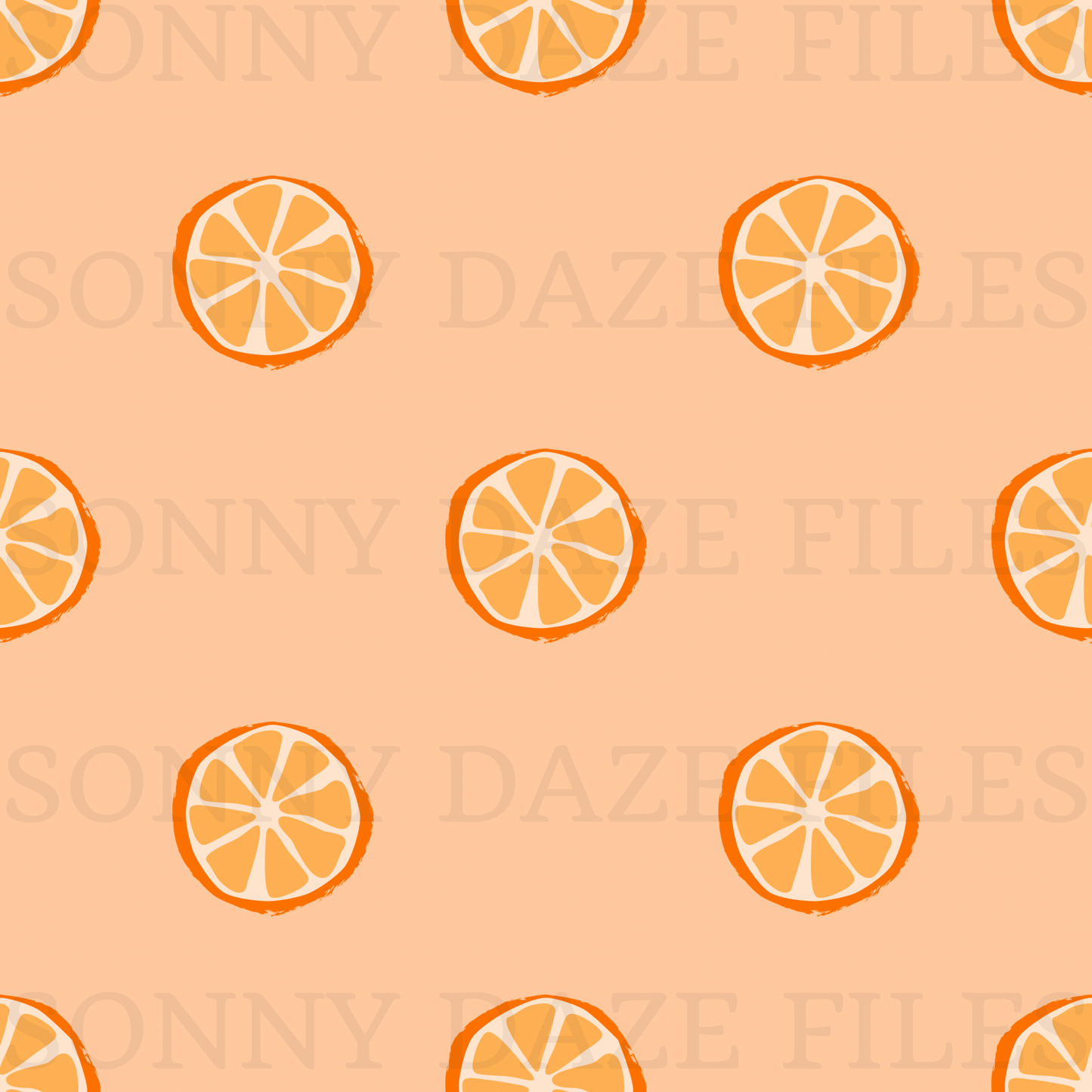 Coquette Orange floral