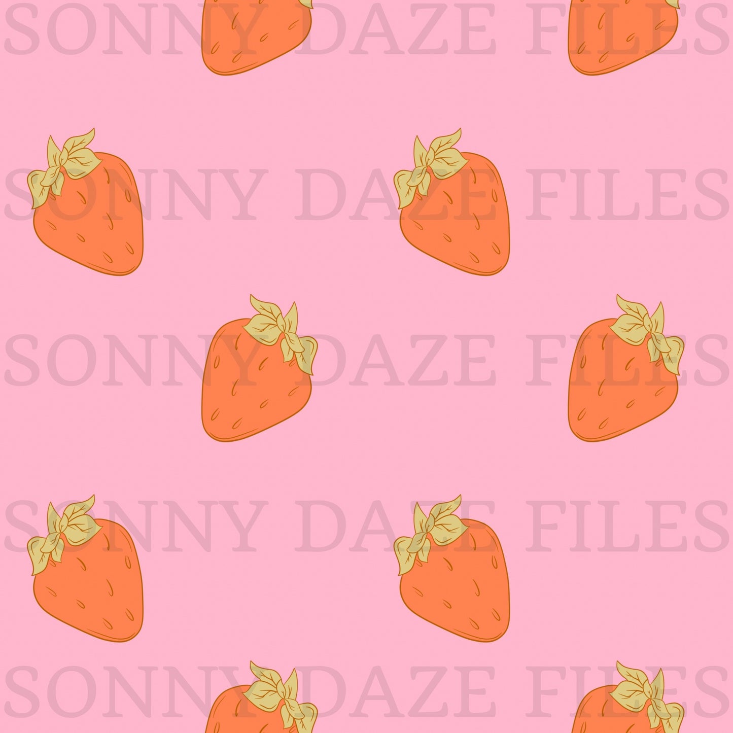 Strawberry girl checkered patchwork