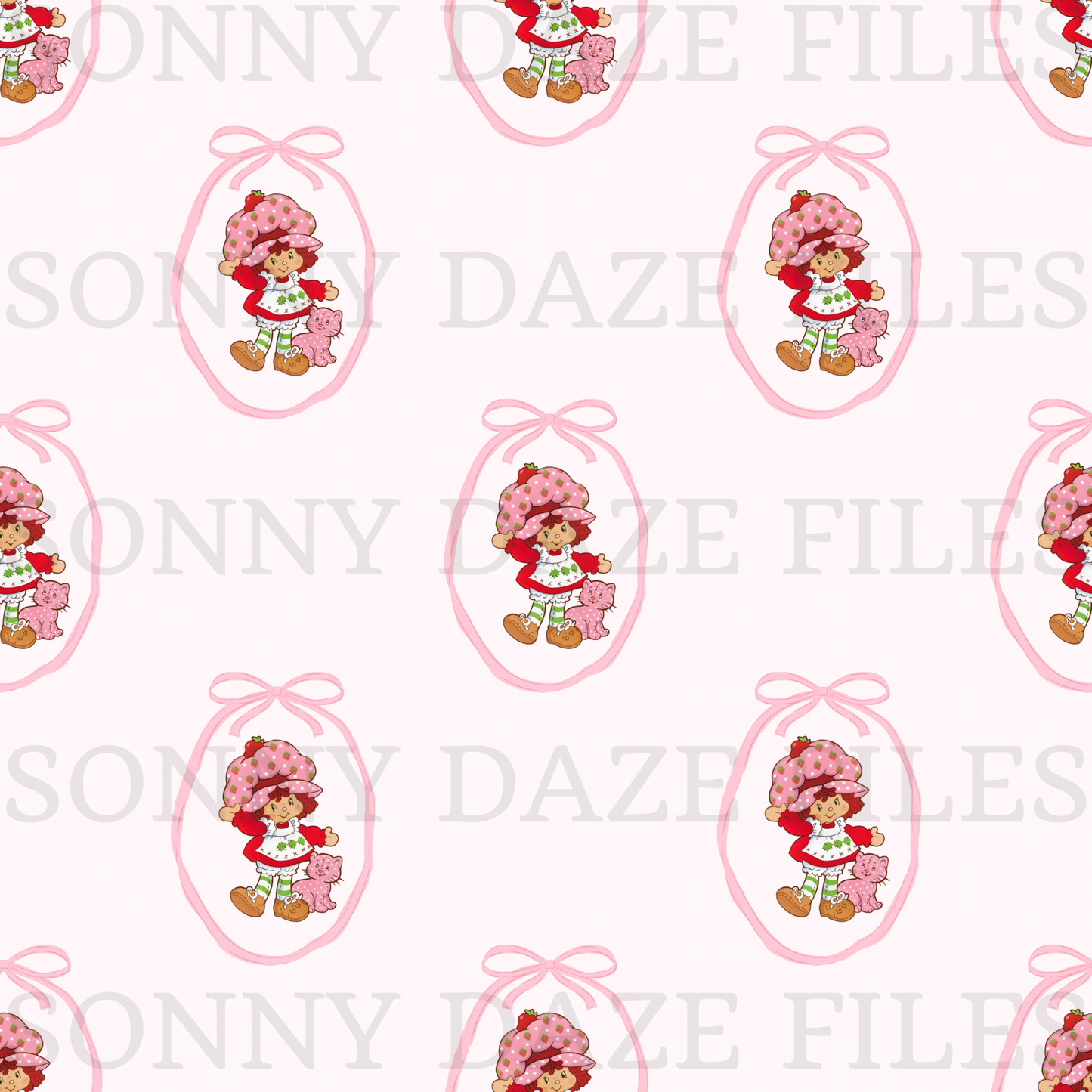 Vintage strawberry girl