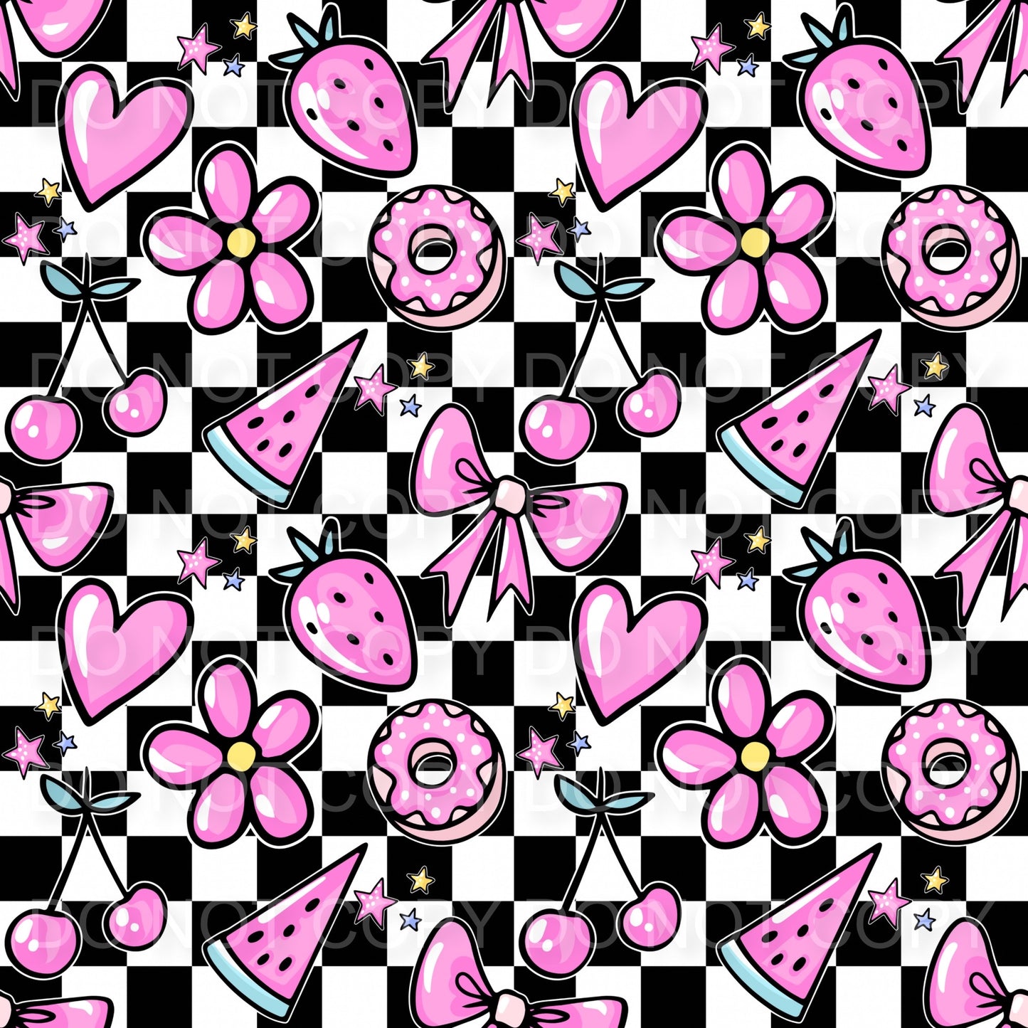 Pink sweets