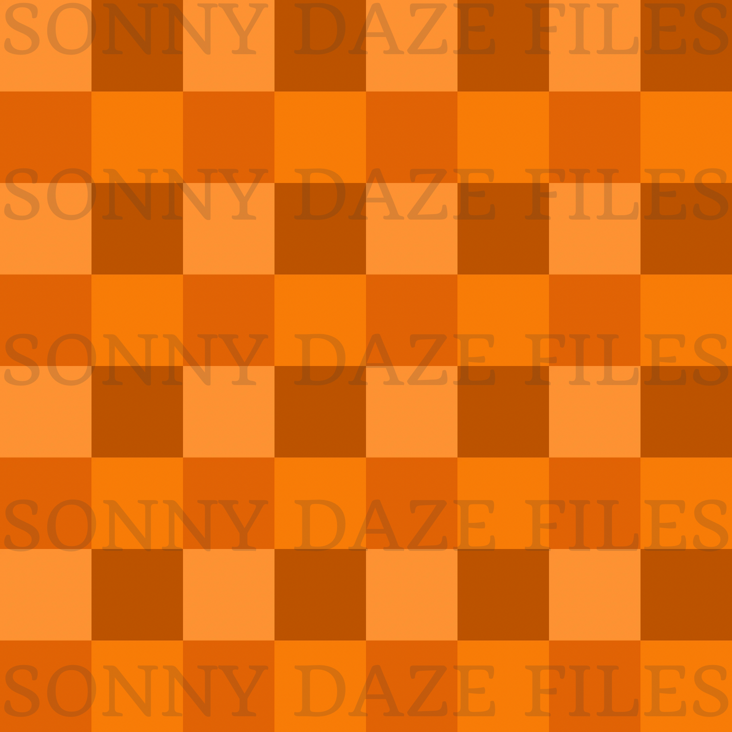 Orange checkered