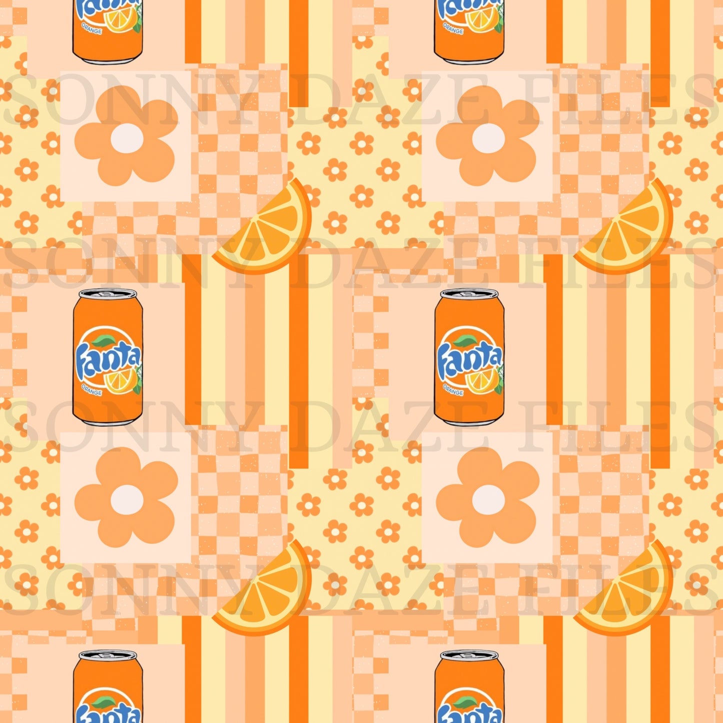 Orange soda patchwork