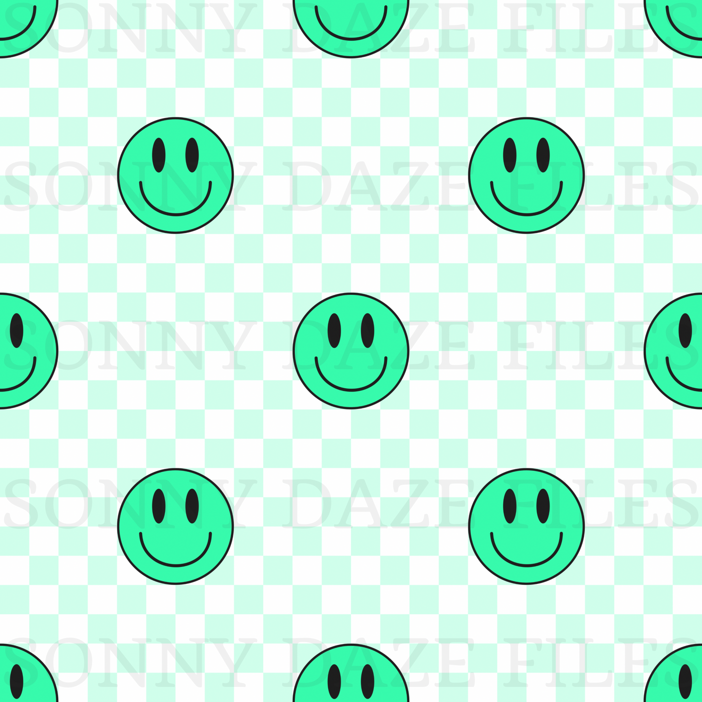 Green Smiley face