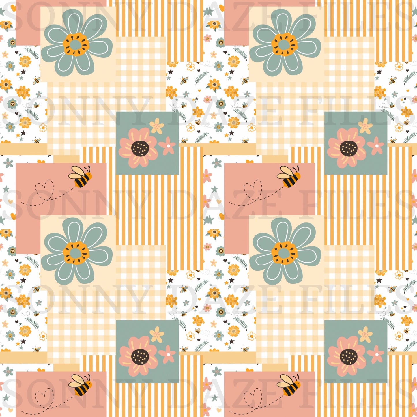 Flower patchwork