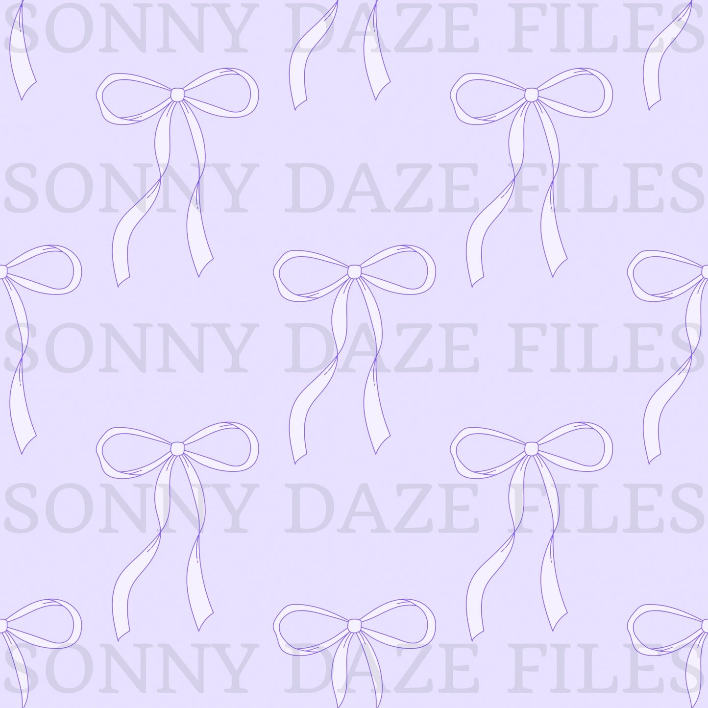 Purple bows