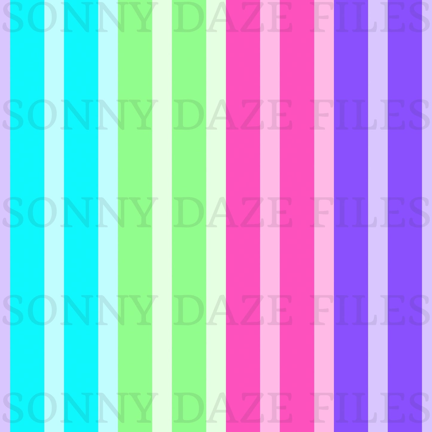 Floral rainbow stripes