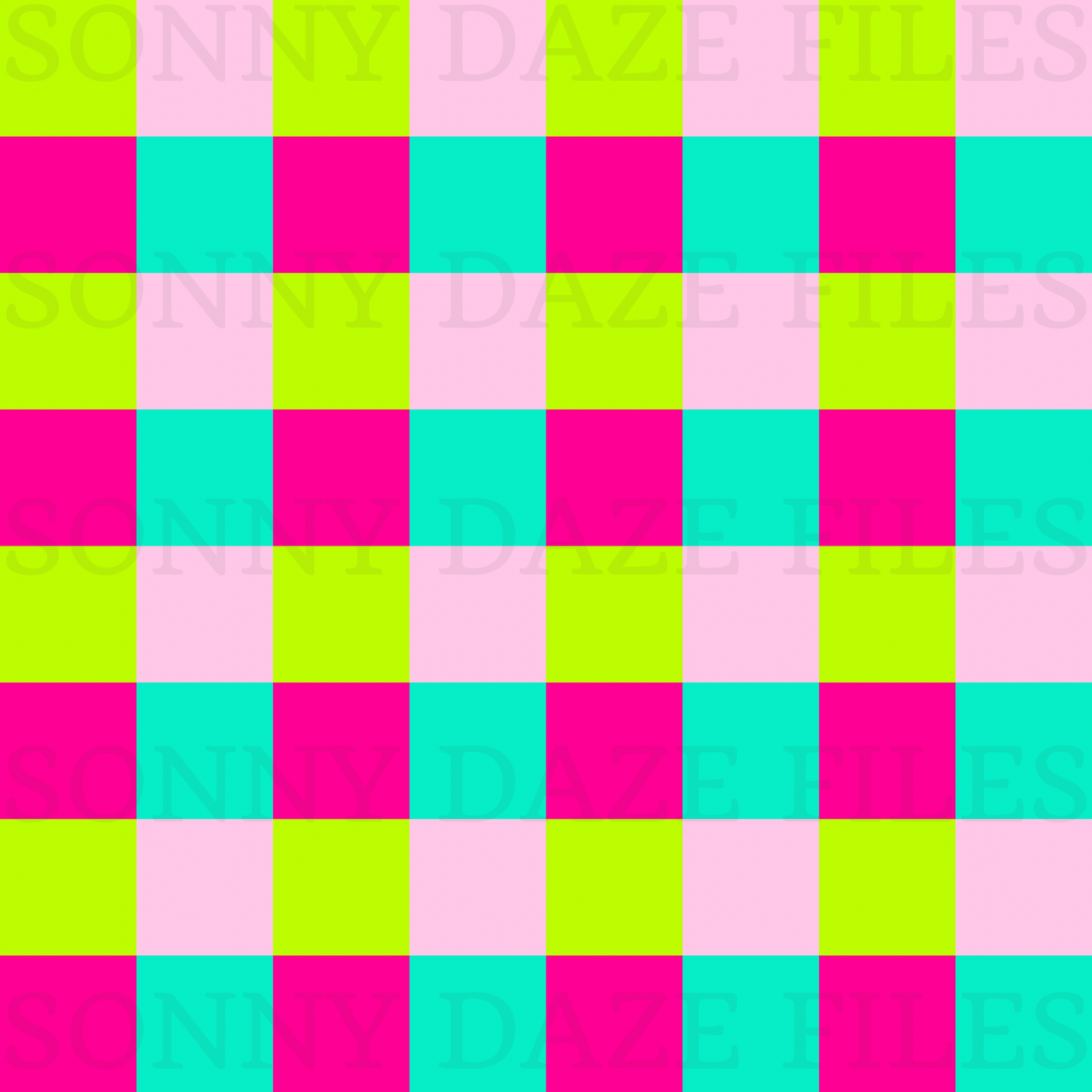 Retro checkered