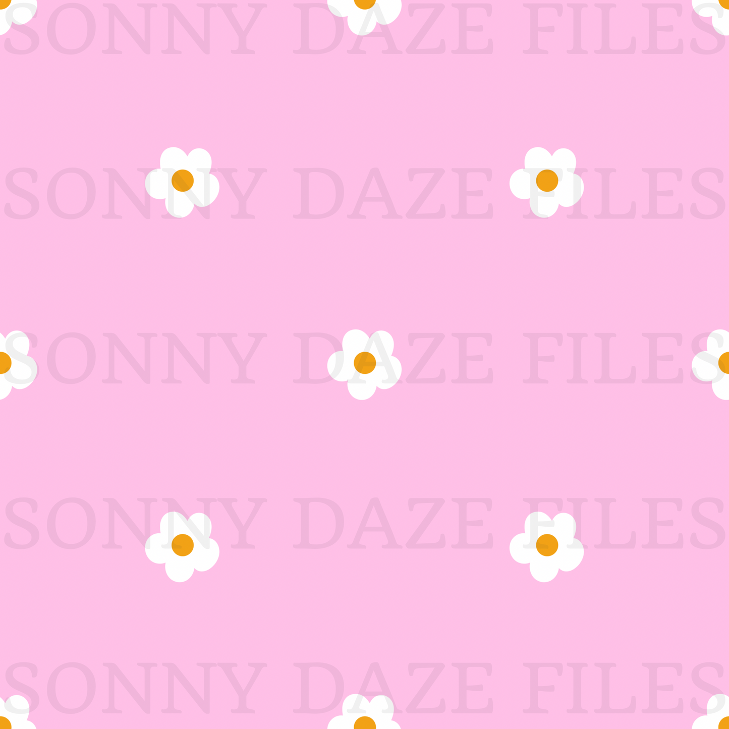 Flowers on pink