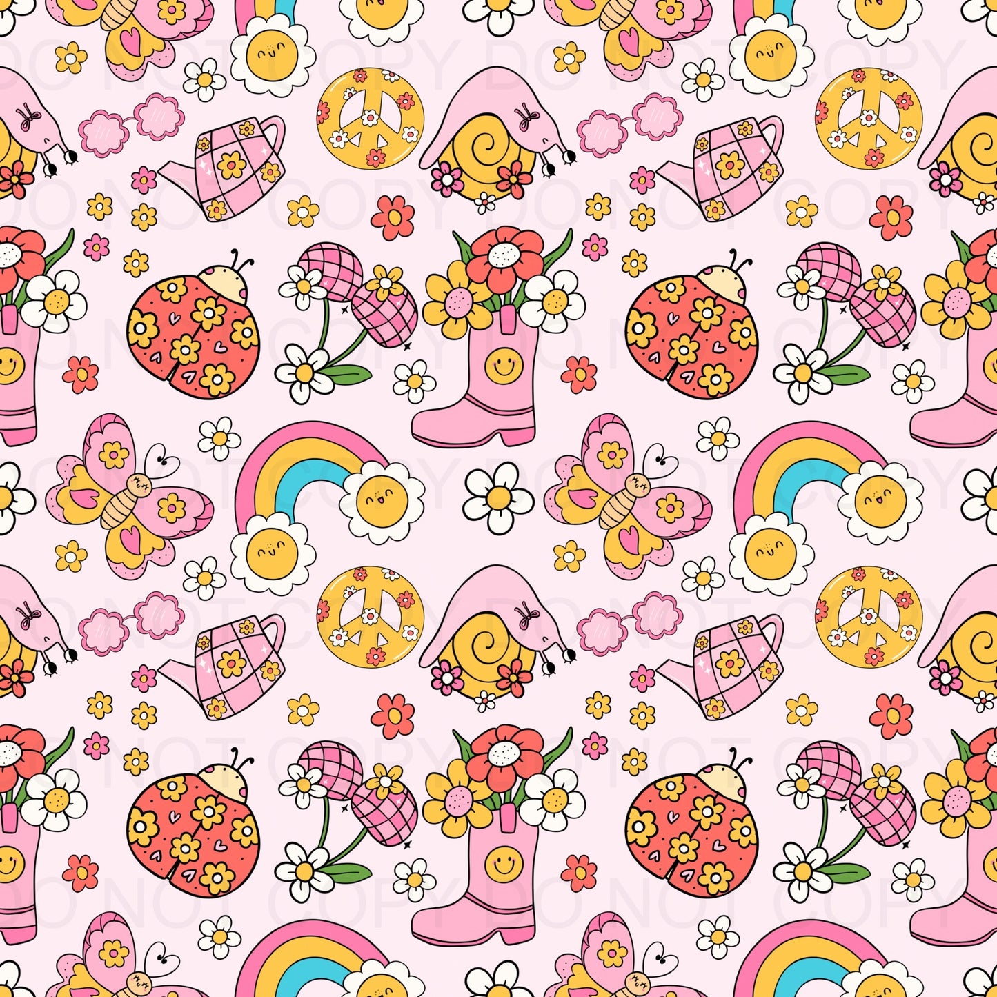 Retro girly spring