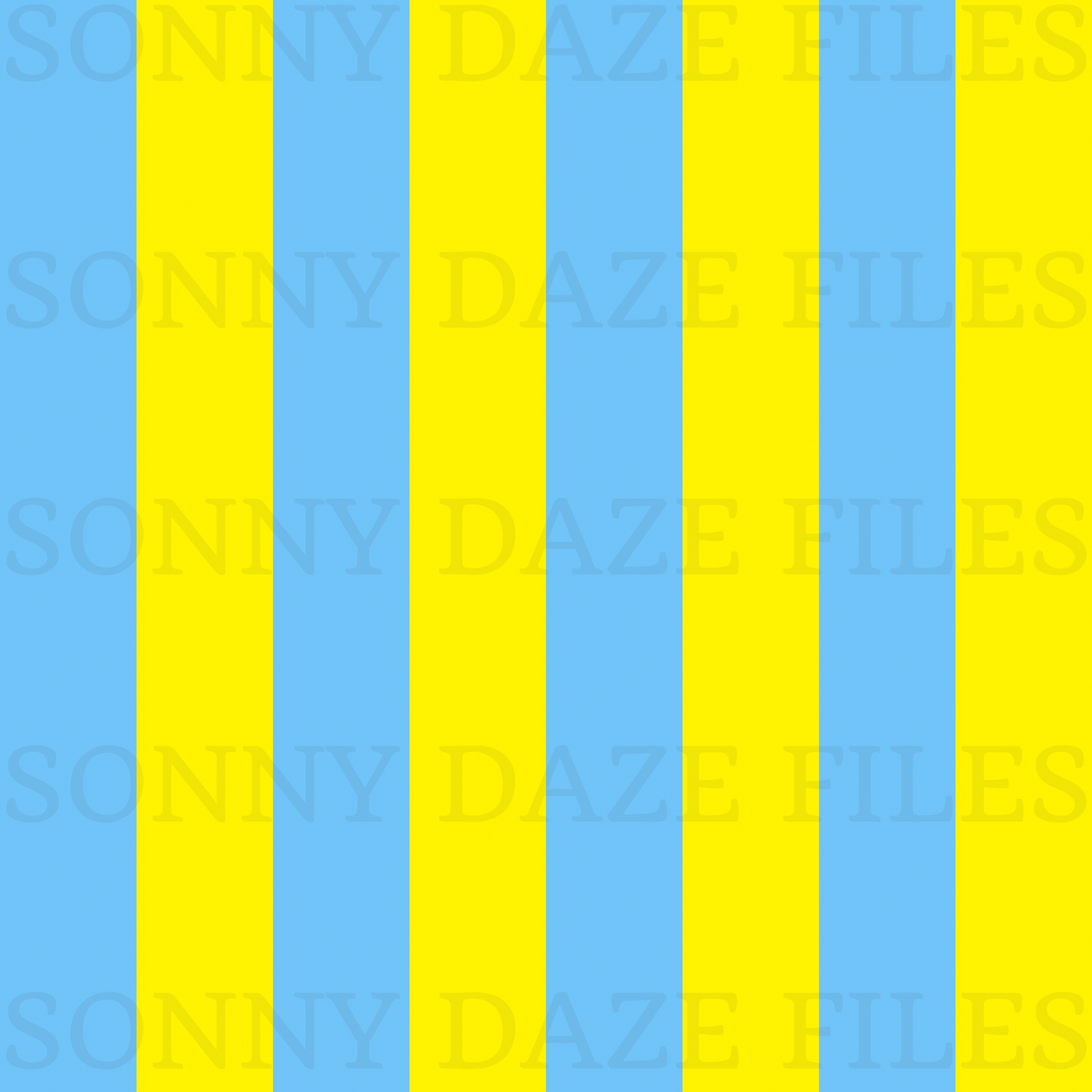Yellow and blue stripes