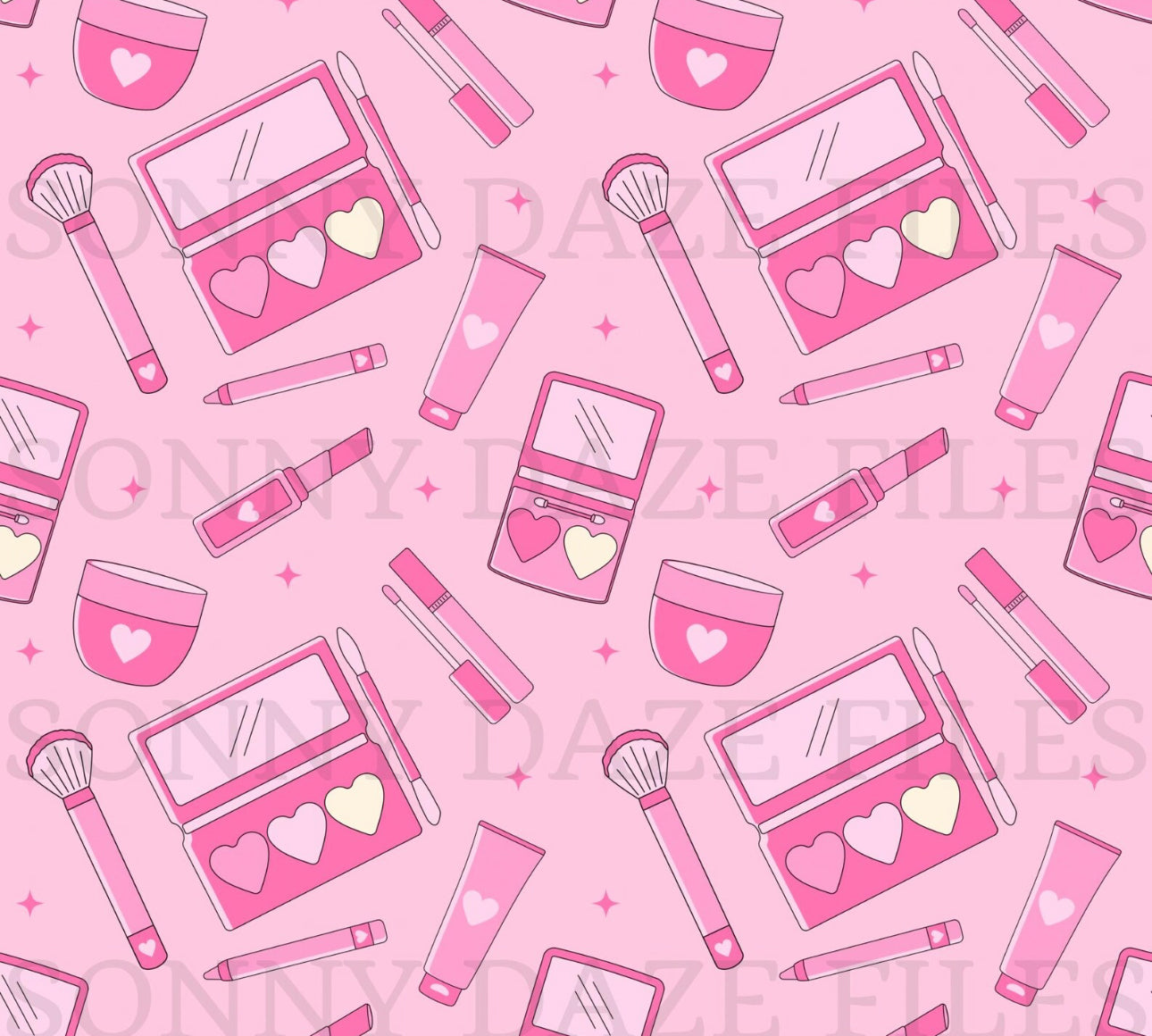Pink make up