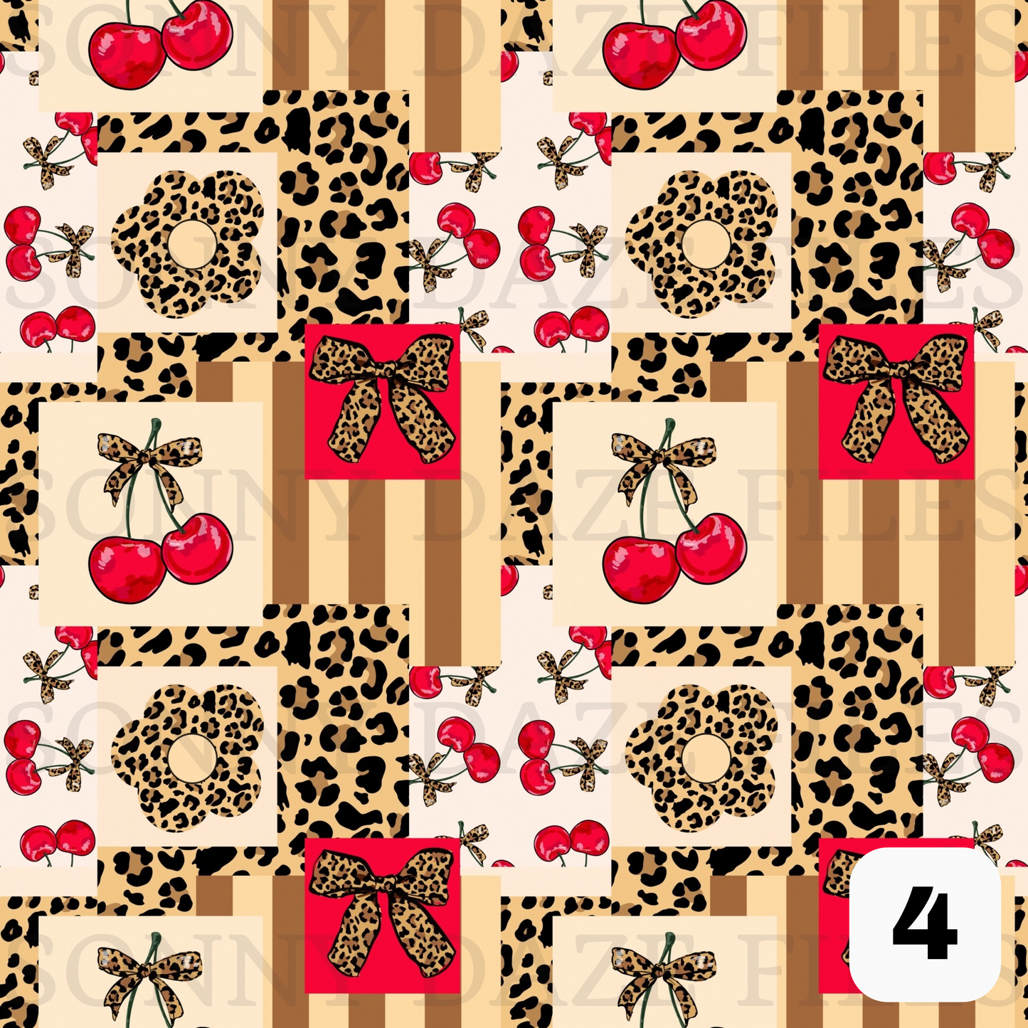 Leopard patchwork