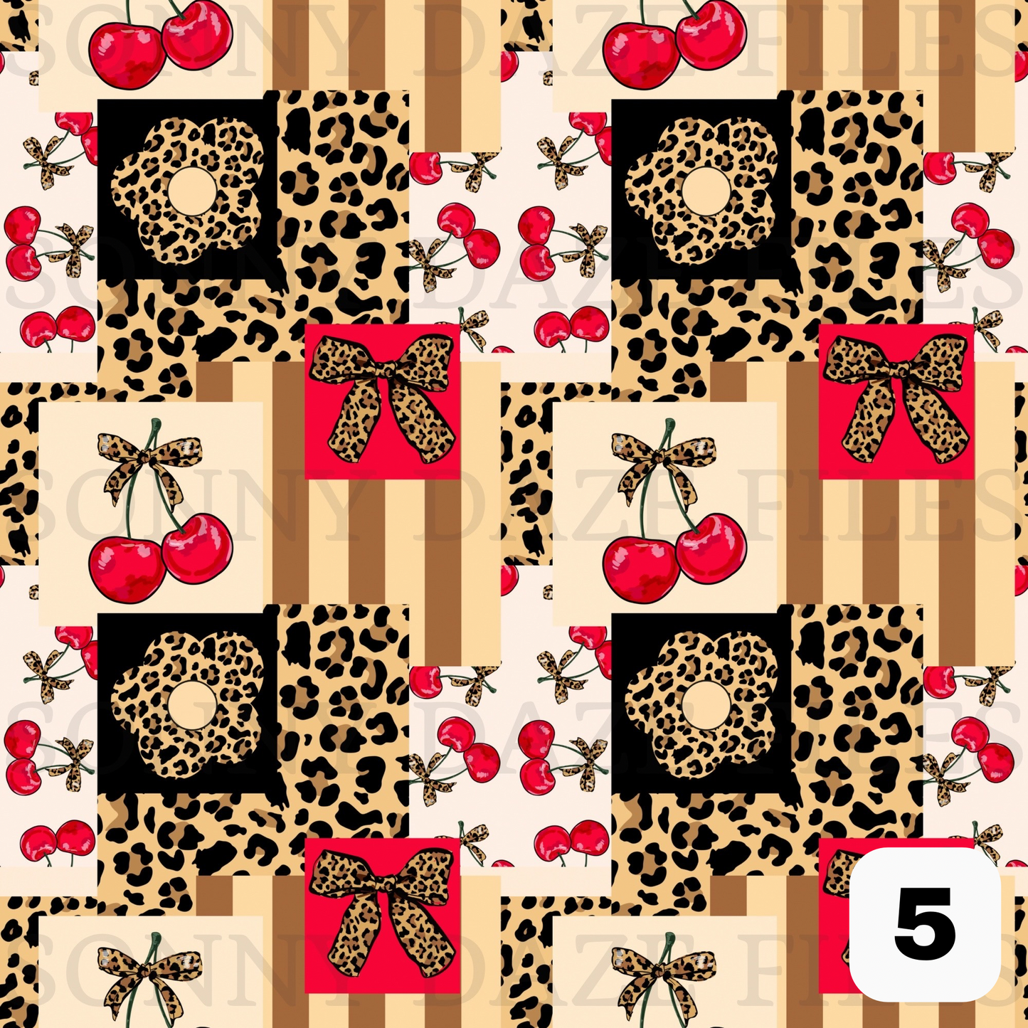 Leopard patchwork
