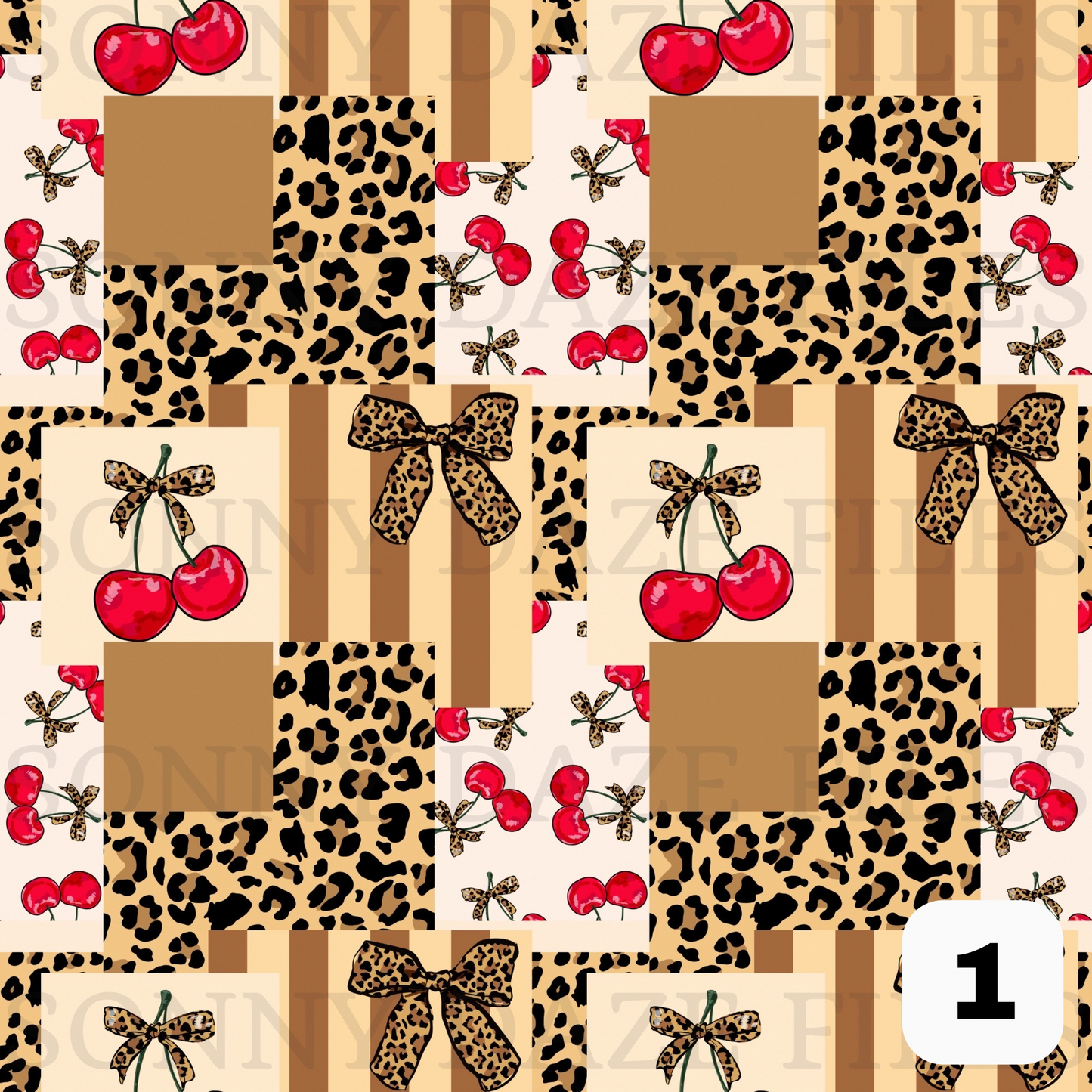 Leopard patchwork