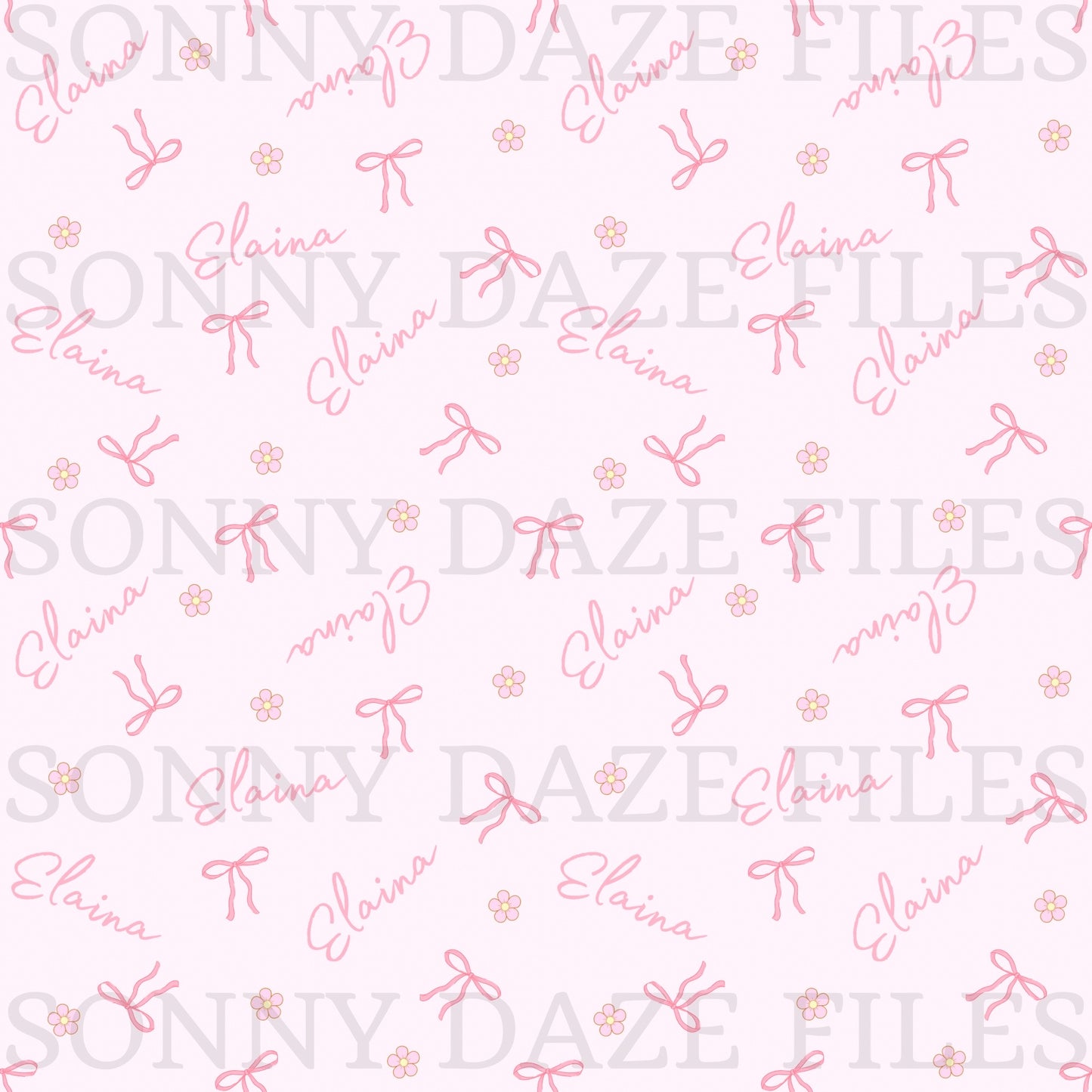 Coquette pink name file