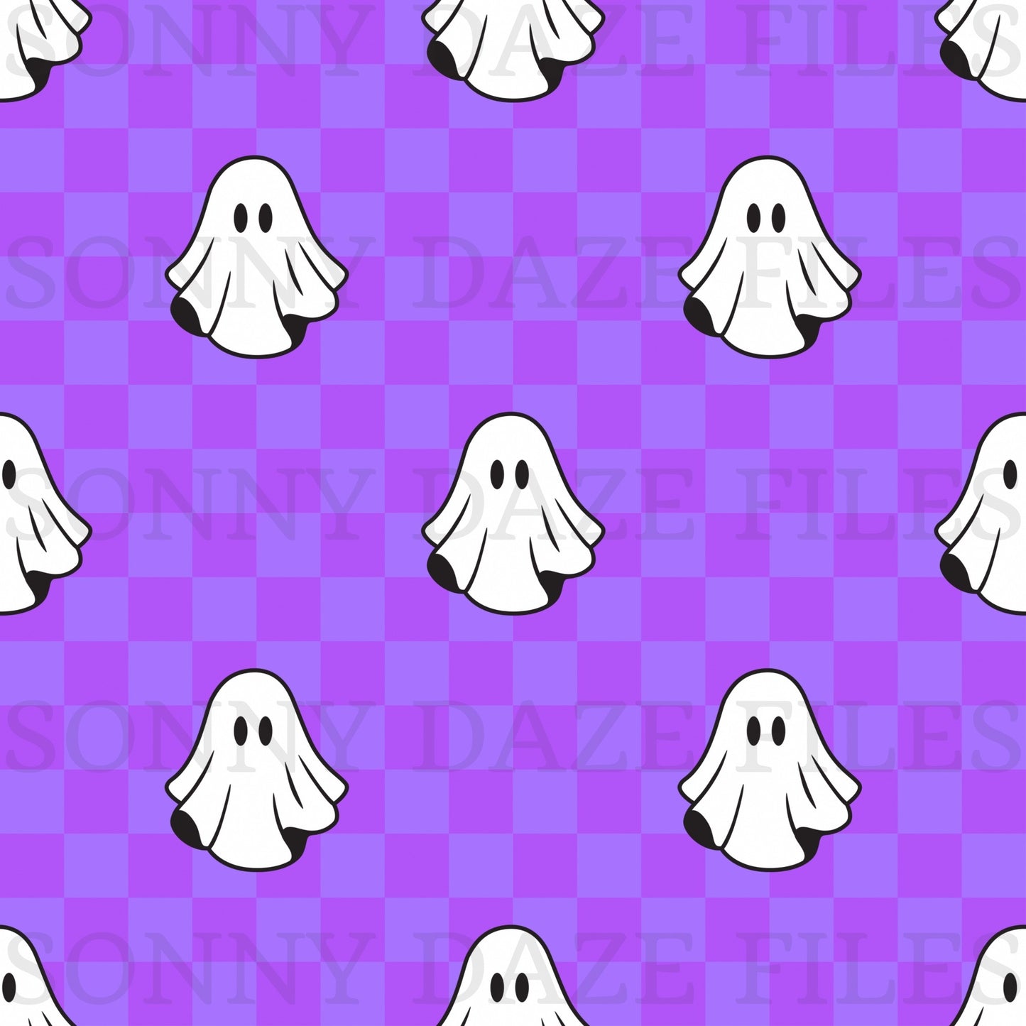 Purple Checkered ghost