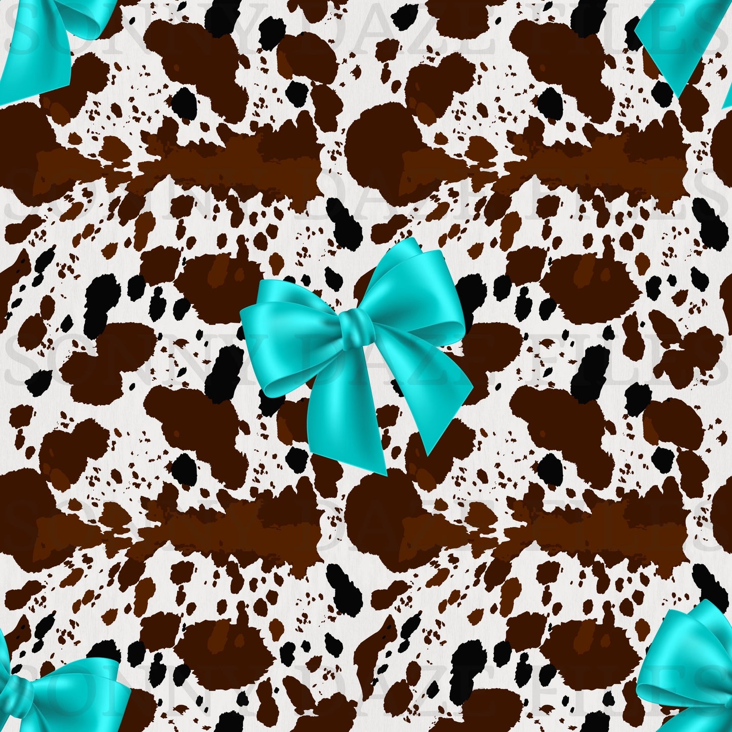 Turqouise western bows