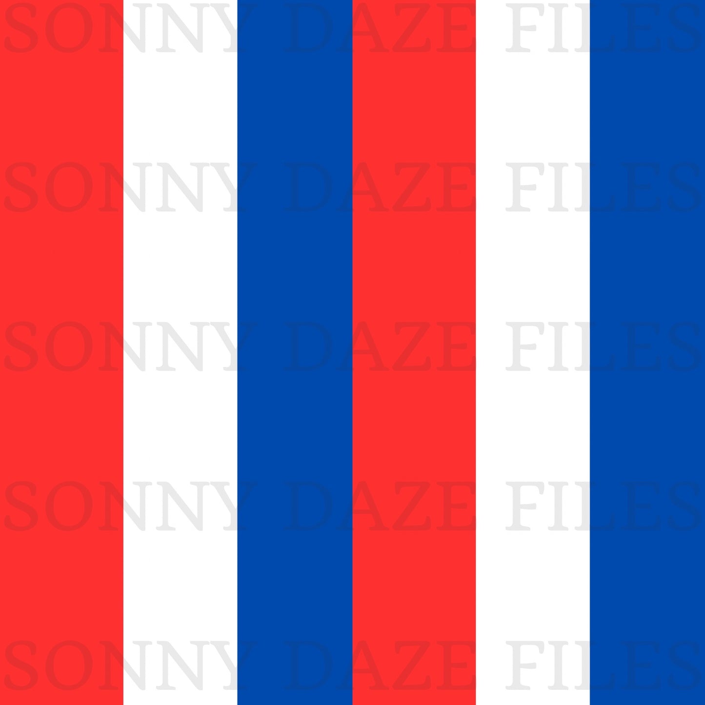 Red white and blue flowers and stripes