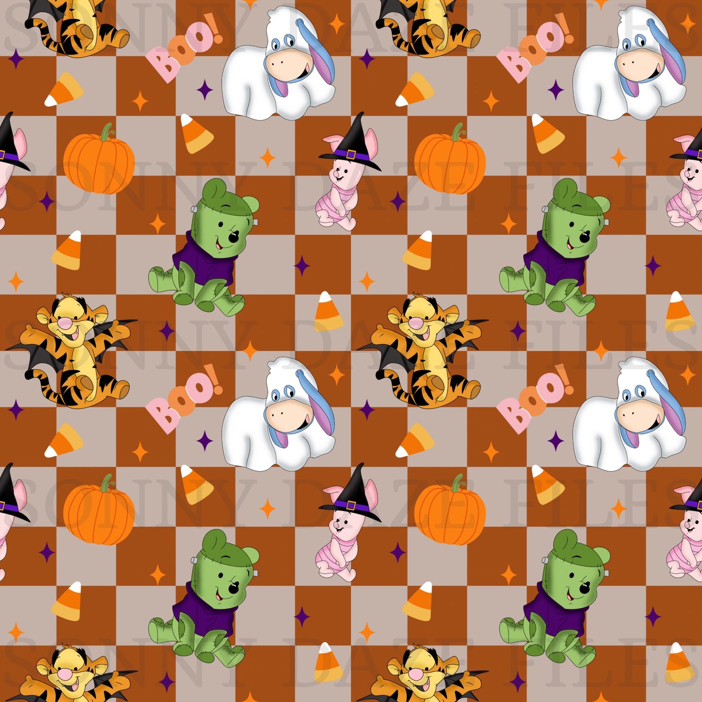 Halloween bear and friends