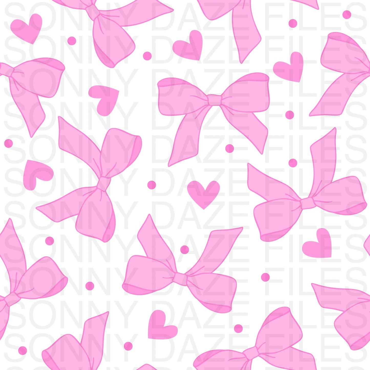 pink bows