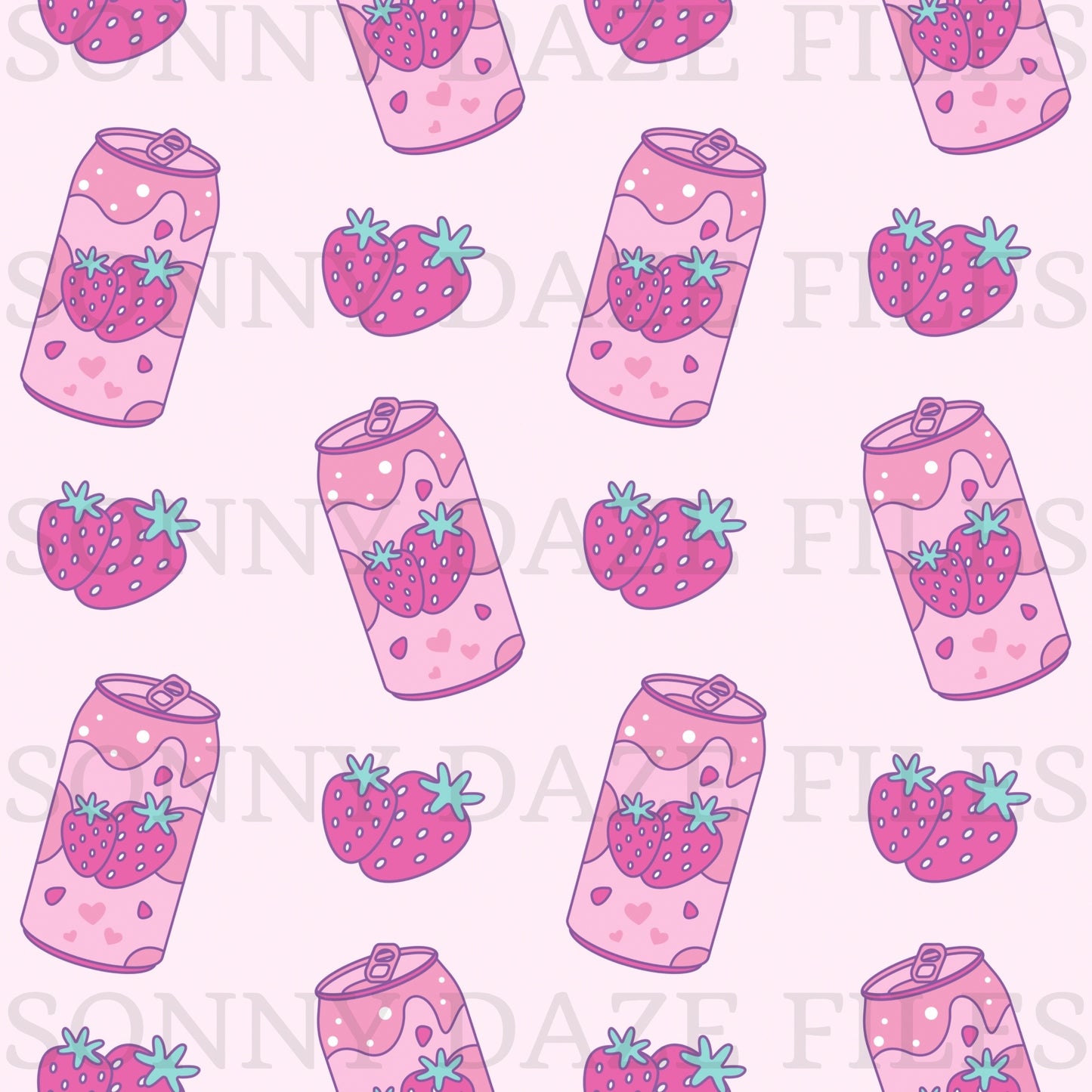 Strawberry soda
