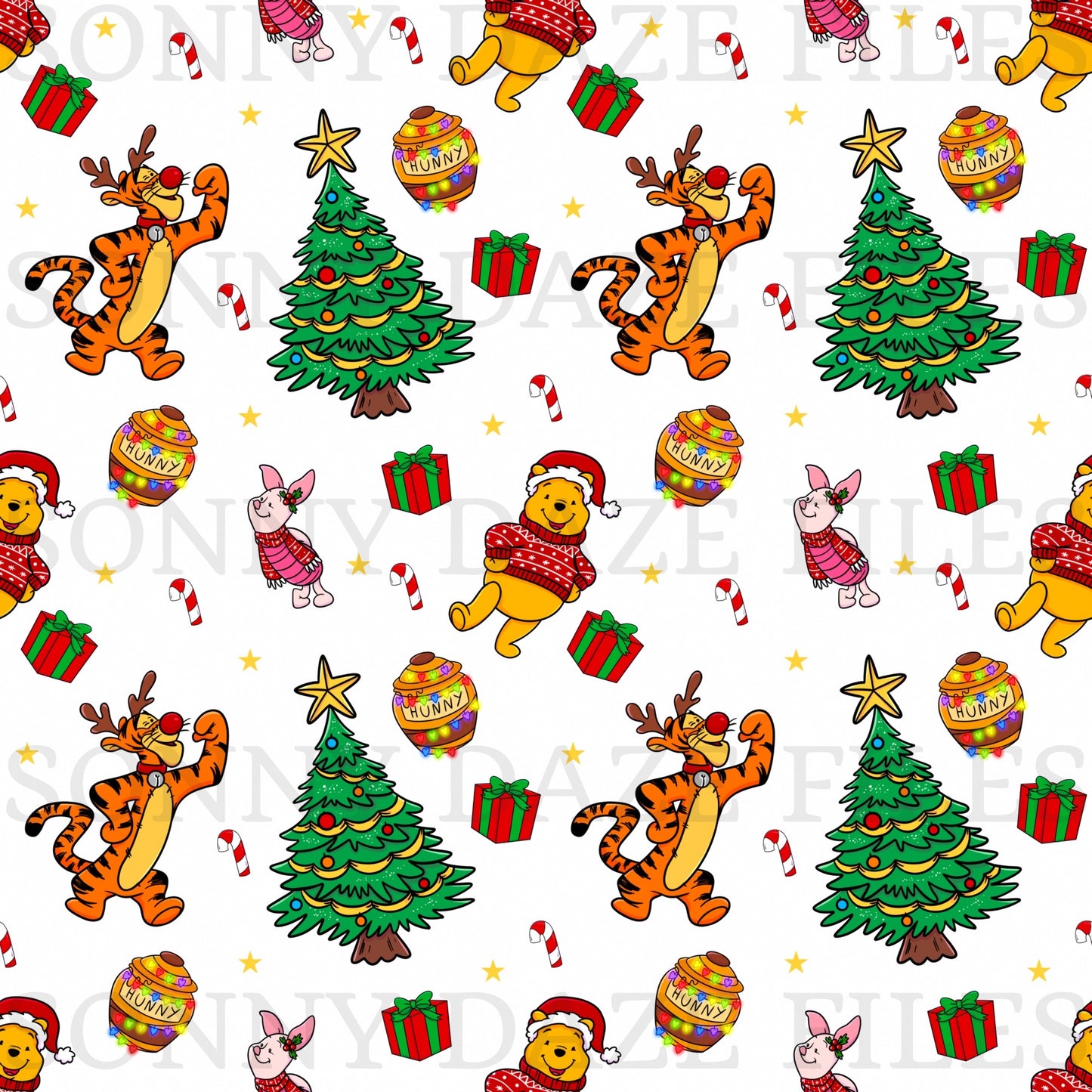 Bear and friends Christmas