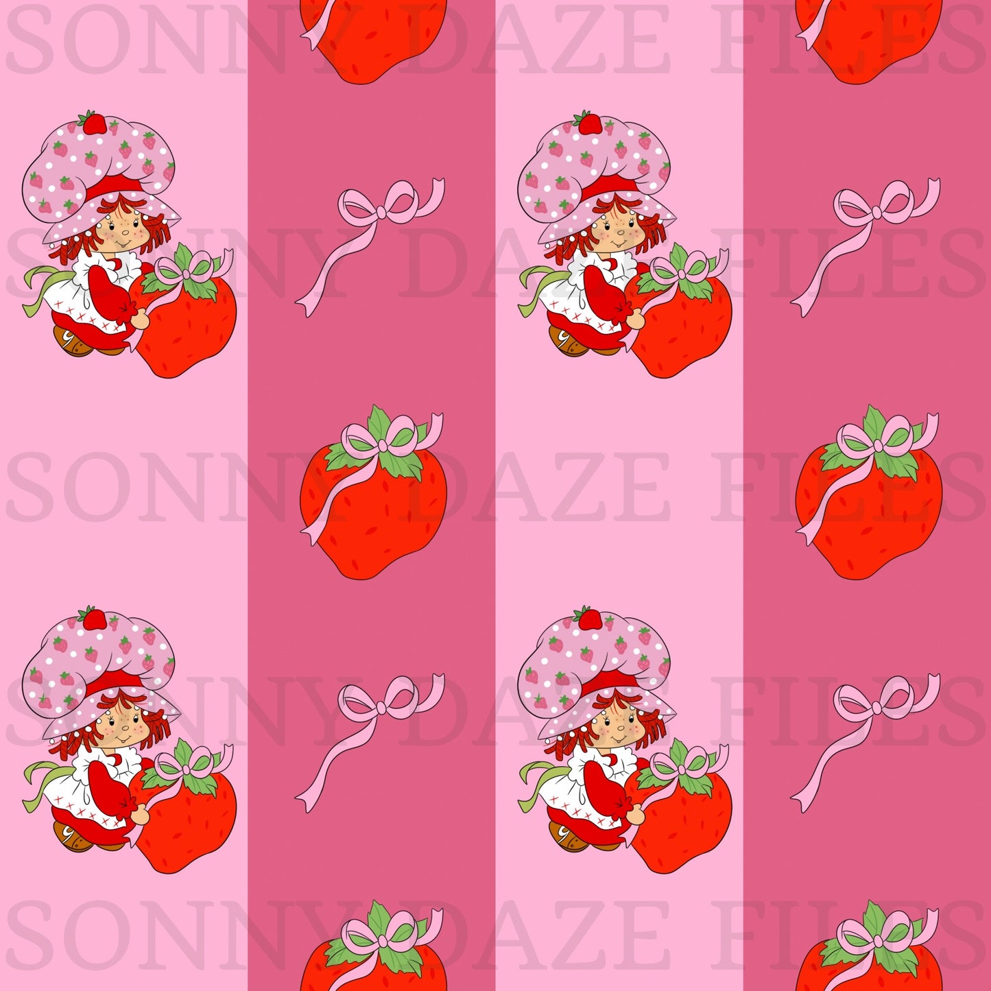 Strawberry girl stripes