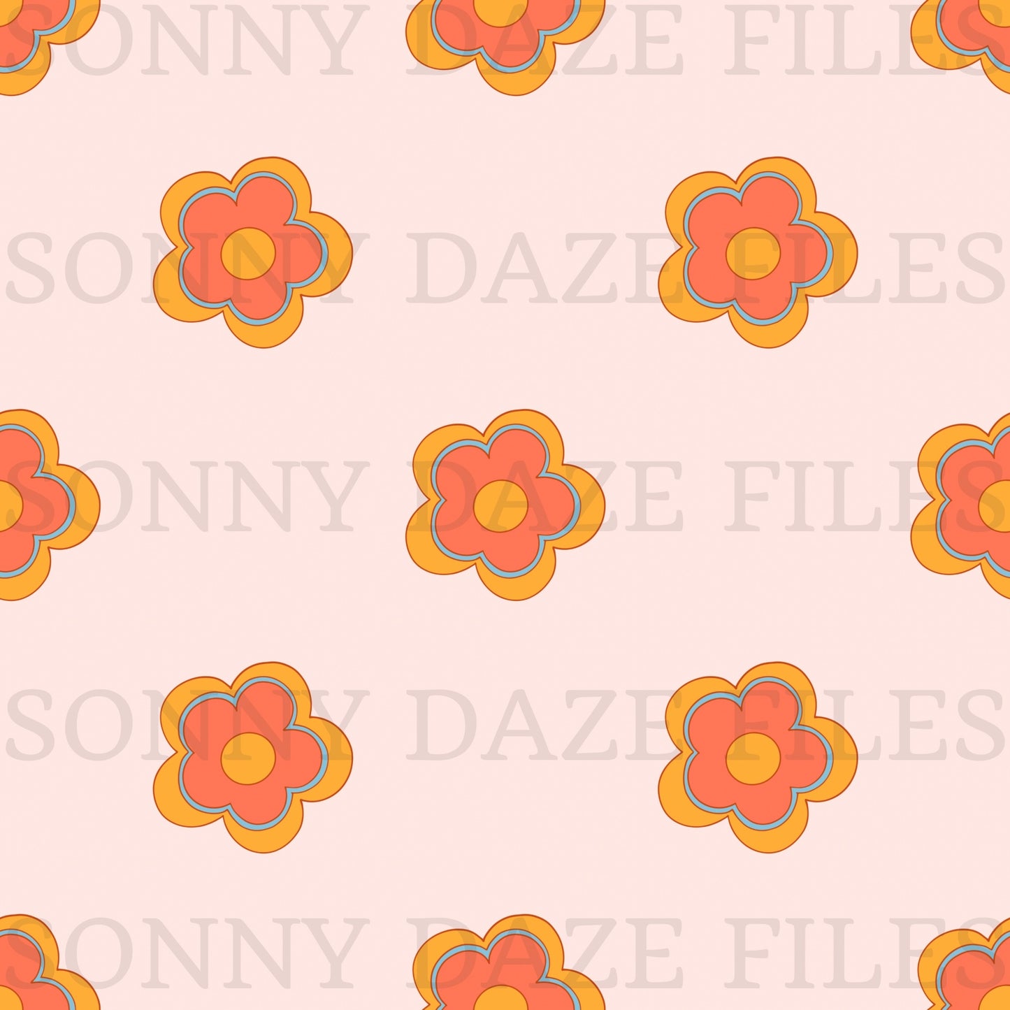 Flowers and stripes