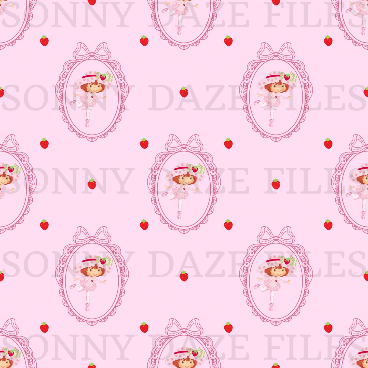 strawberry girl ballet portrait