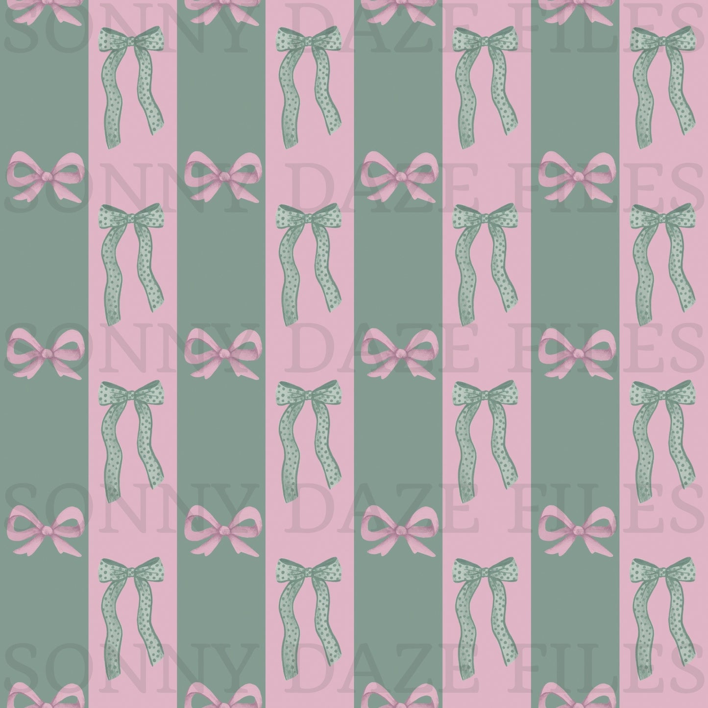 Christmas coquette stripes