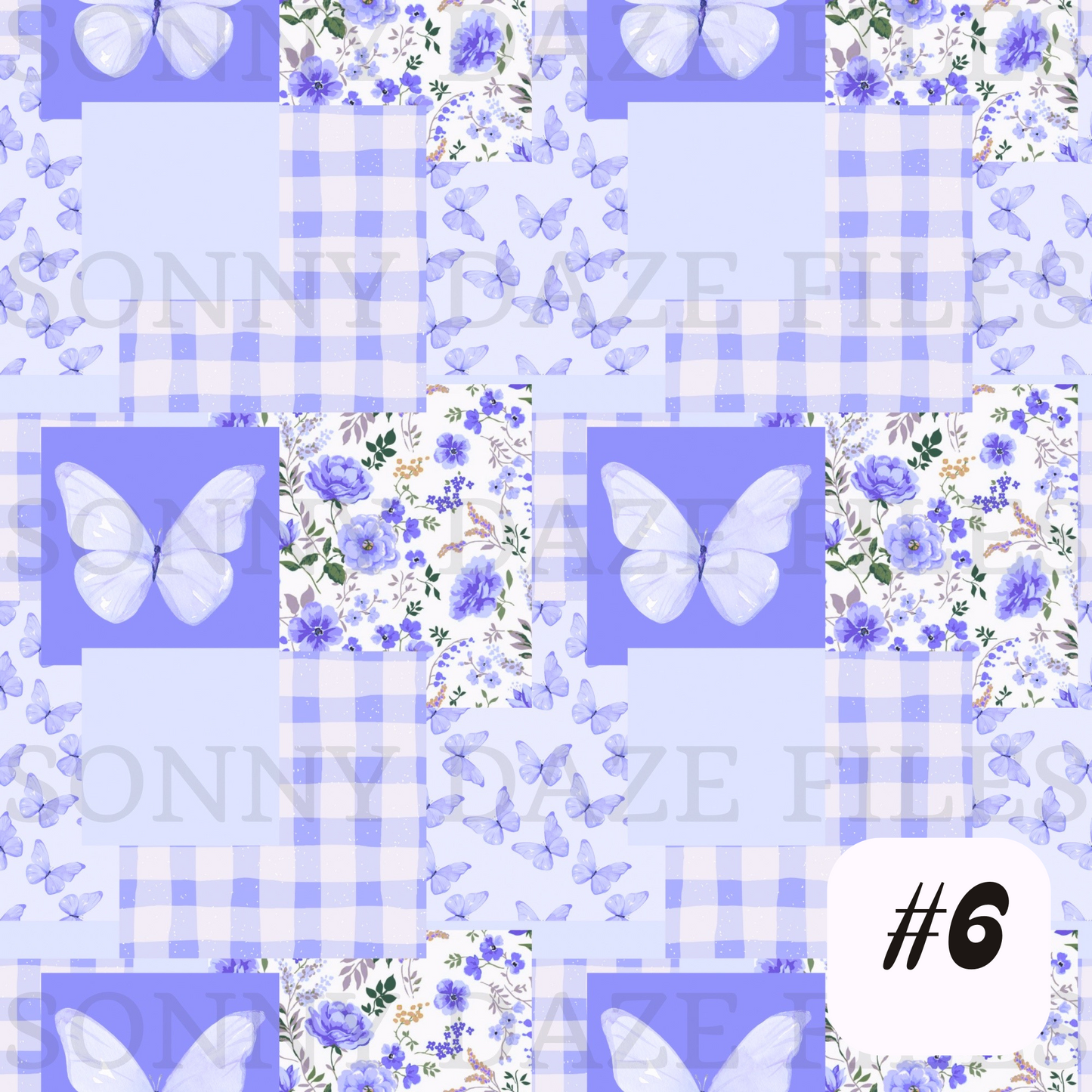 Floral Butterfly Patchwork