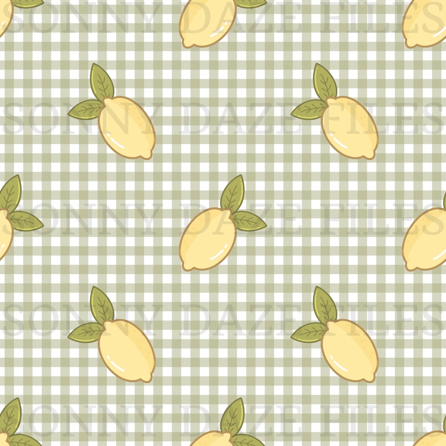 Lemon gingham