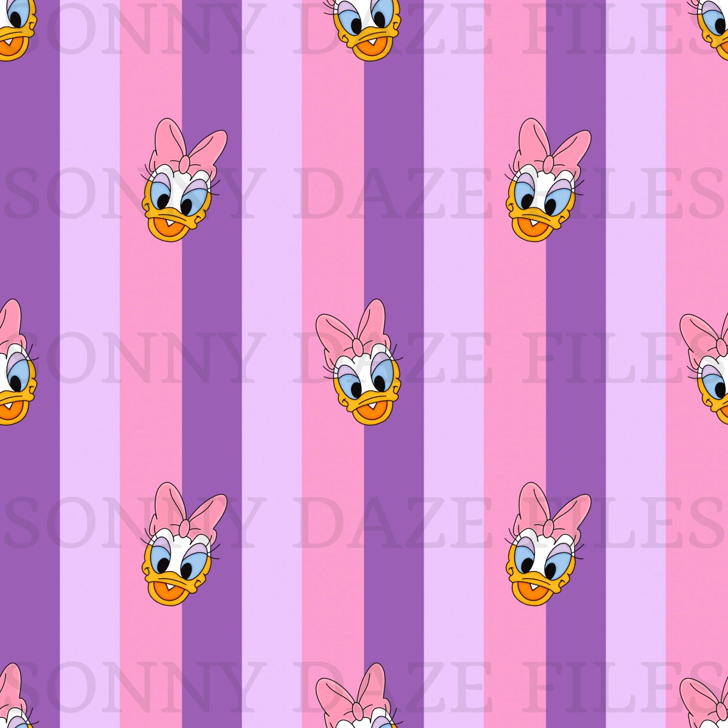 Duck on stripes