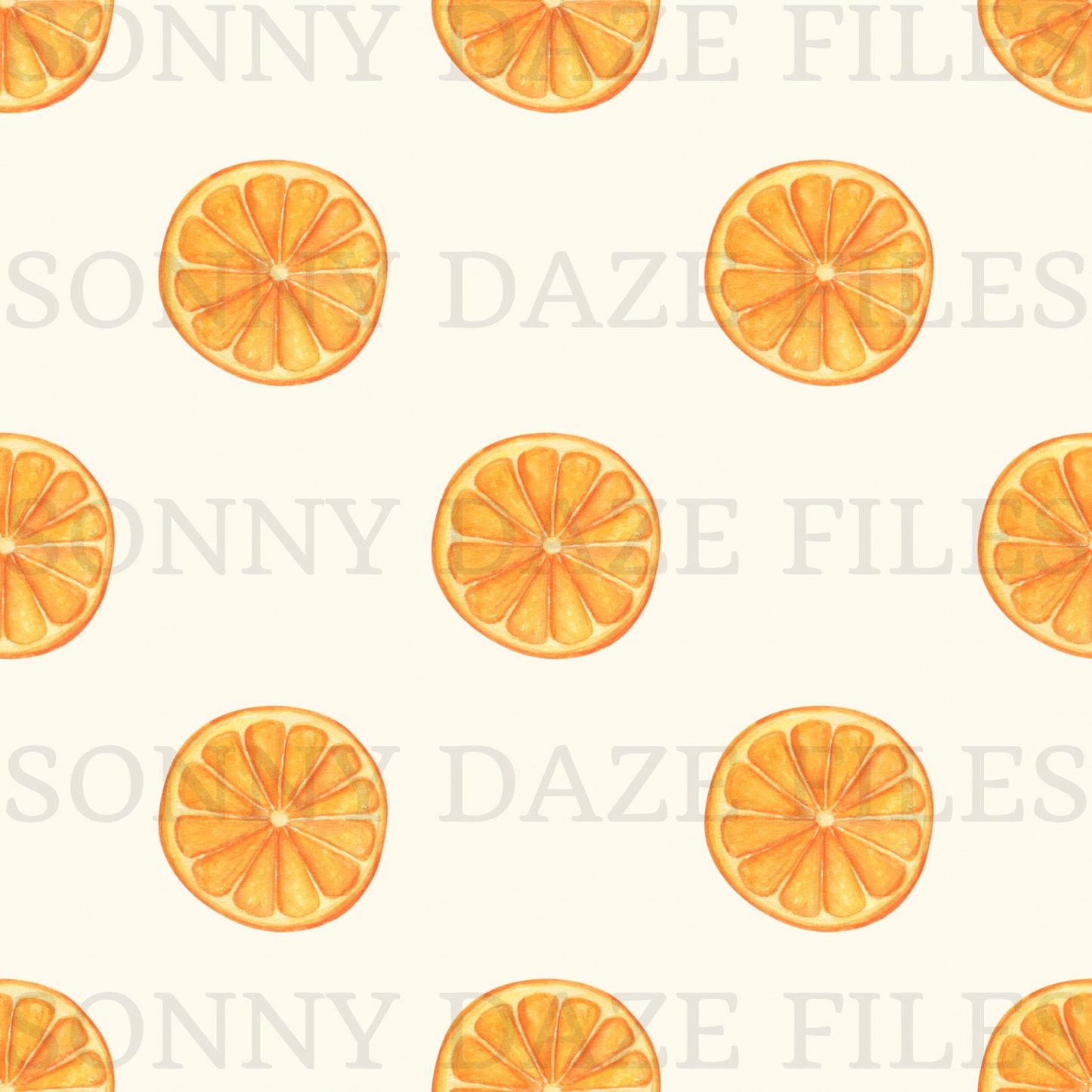 Orange patchwork