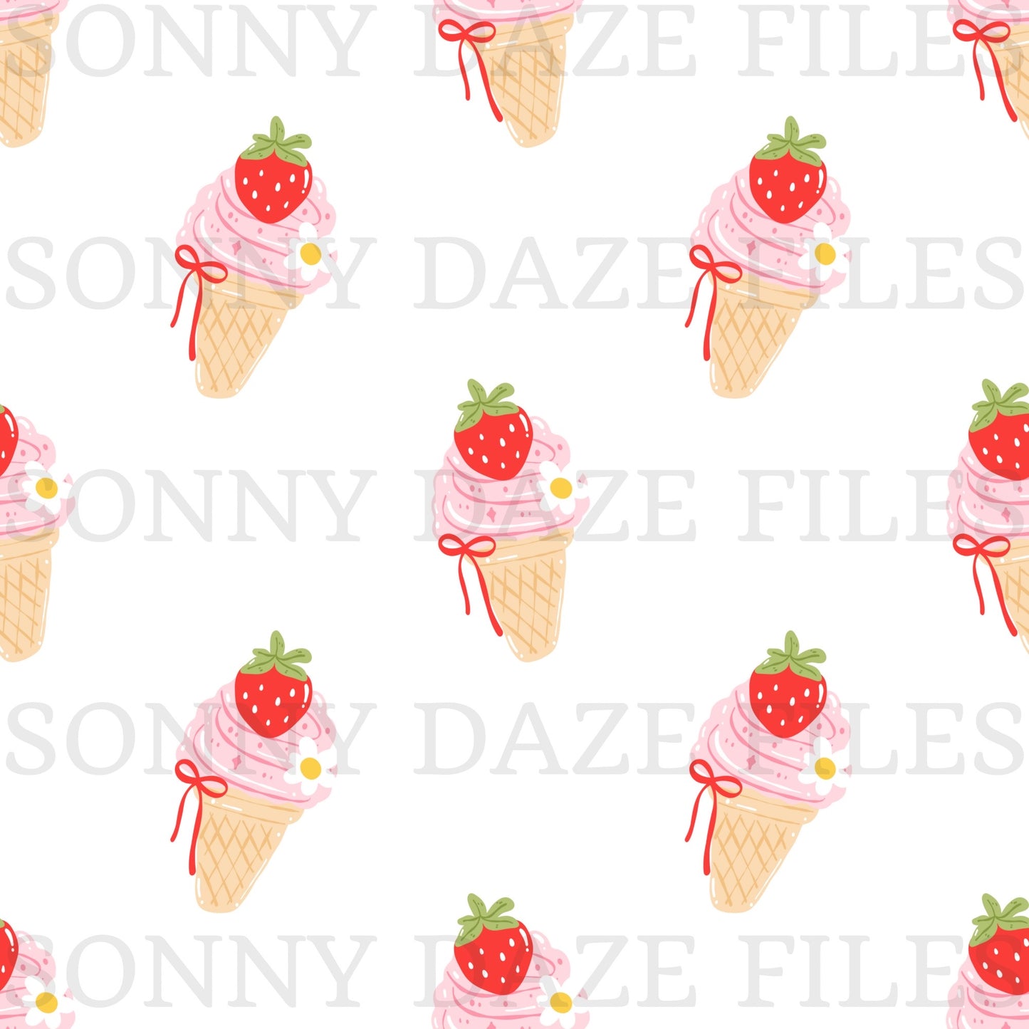 Strawberry icecream