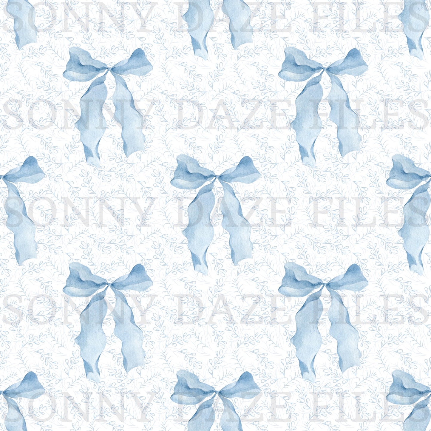 Blue bows