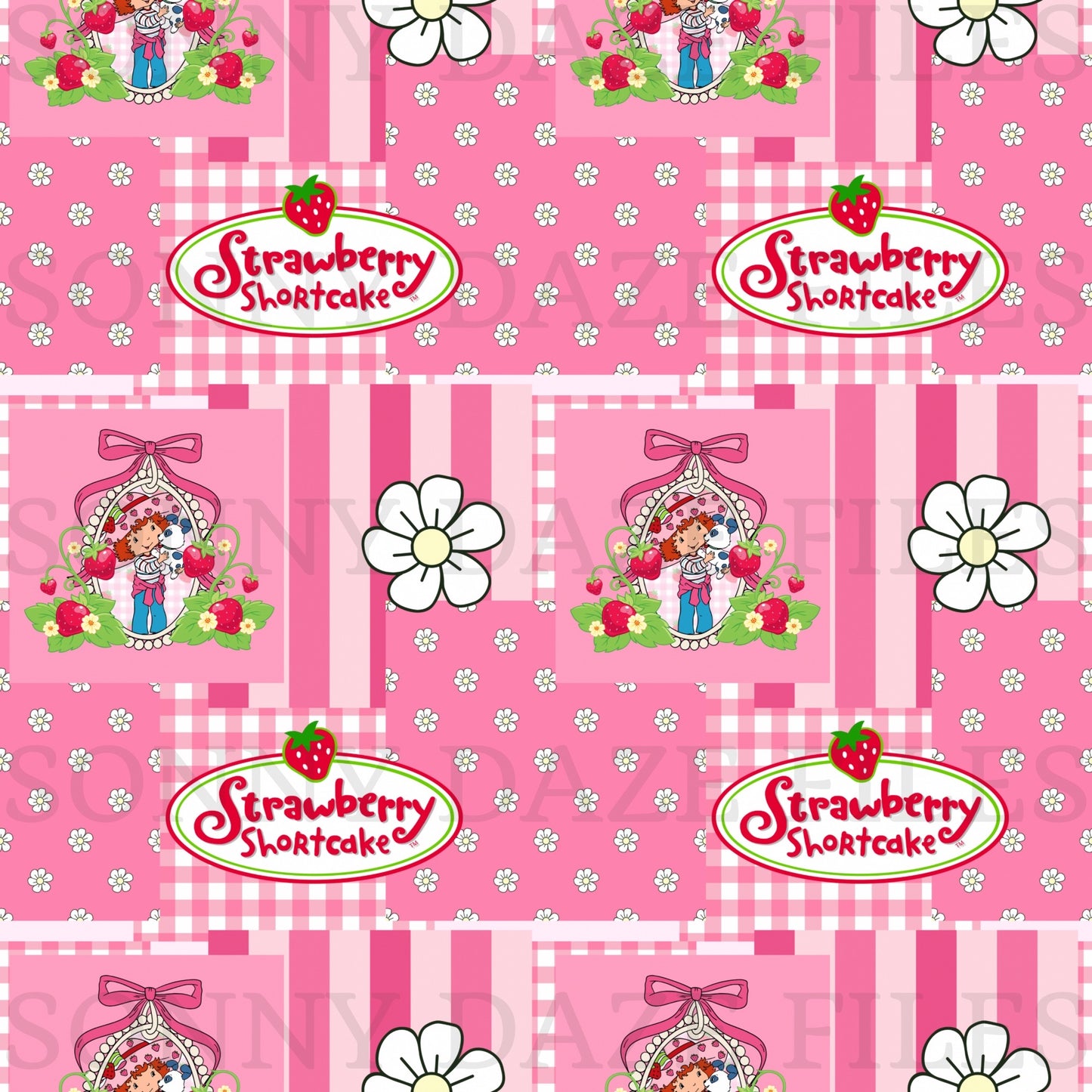 Strawberry girl patchwork