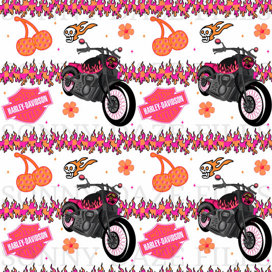 Motorcycle pink