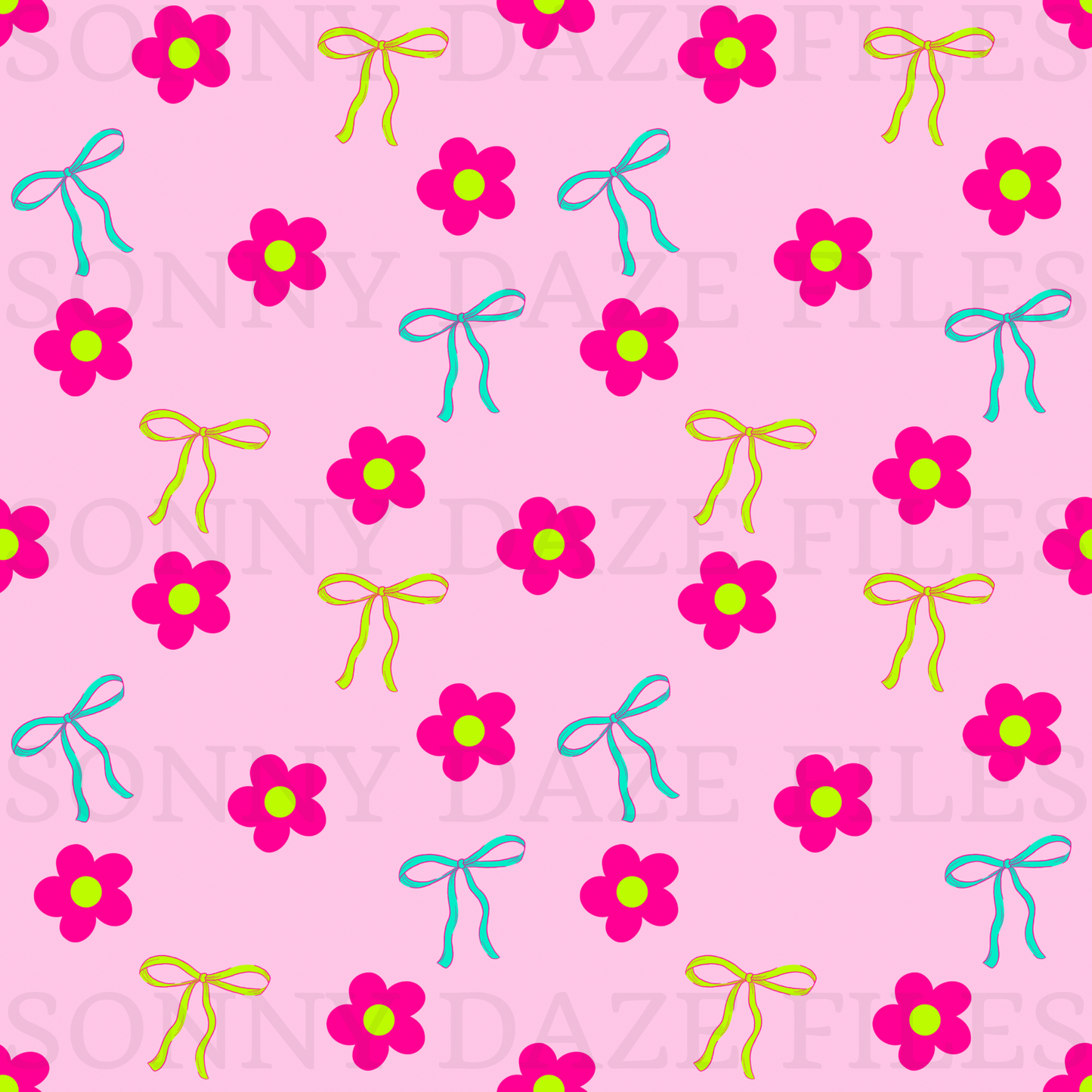 Flower and bows