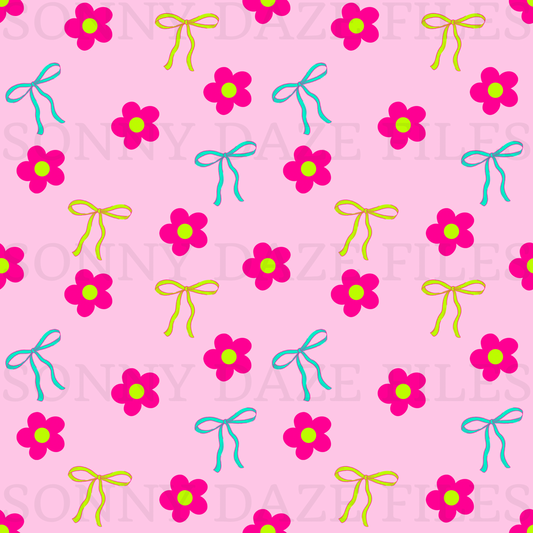 Flower and bows