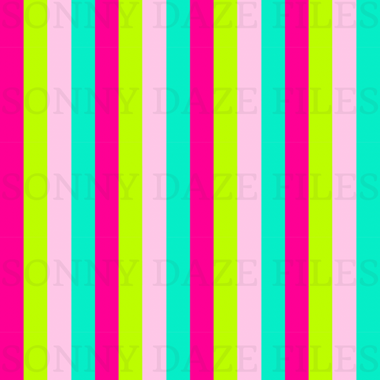 Neon stripes