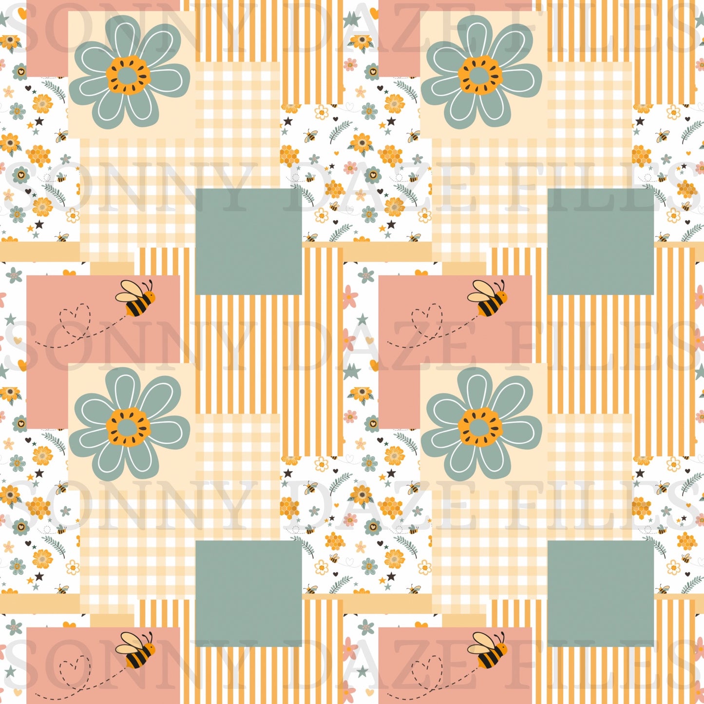 Flower patchwork