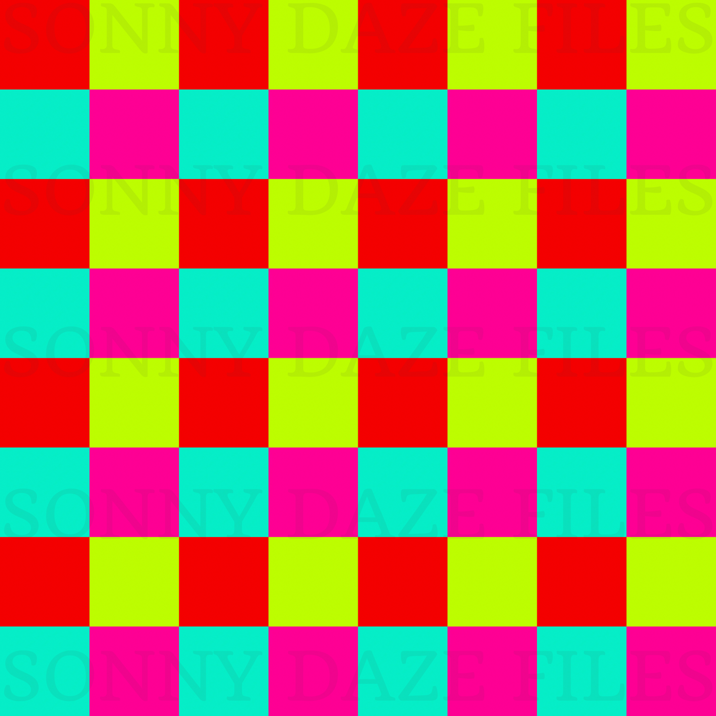 Retro checkered