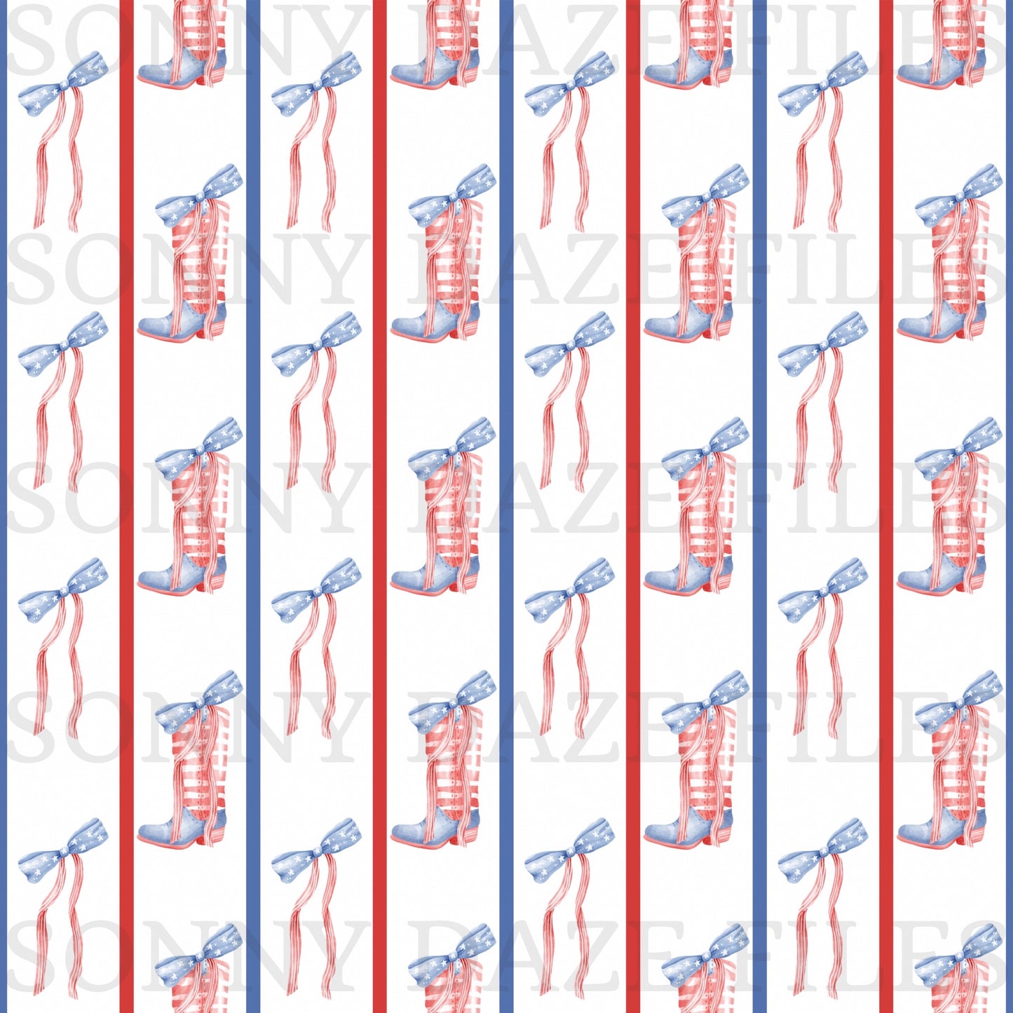 FOJ cow girl boot stripes