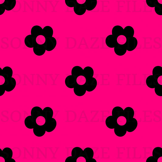 Flowers with stripes or checkers