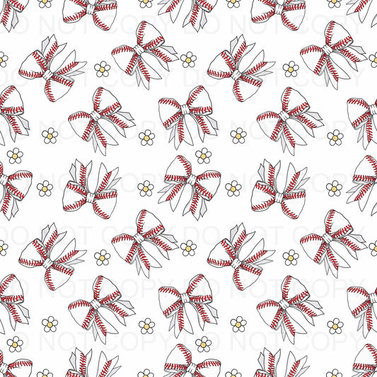 Coquette baseball bows