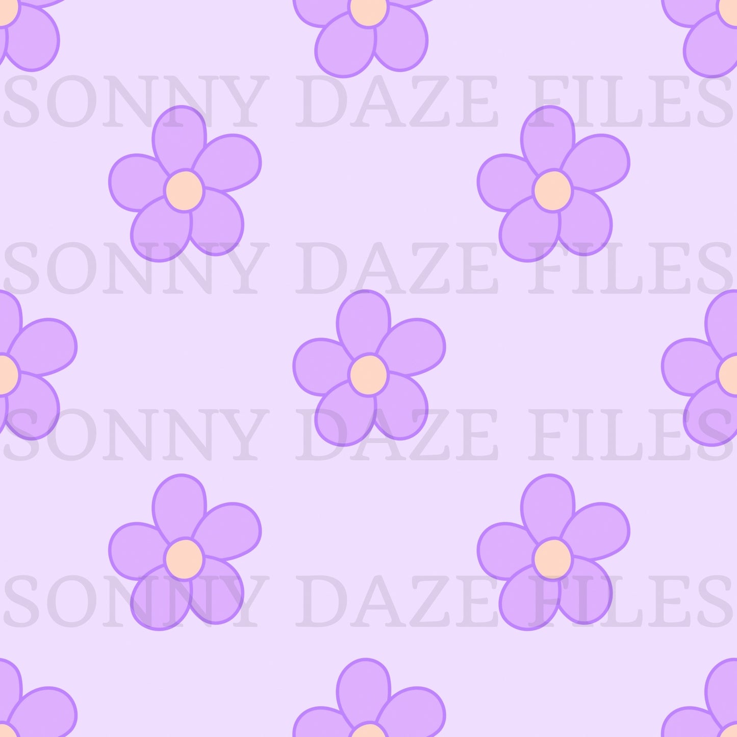 Purple simple flowers