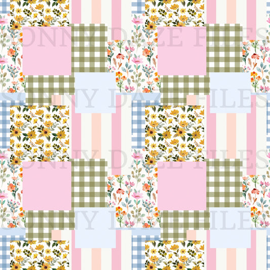 Floral patchwork