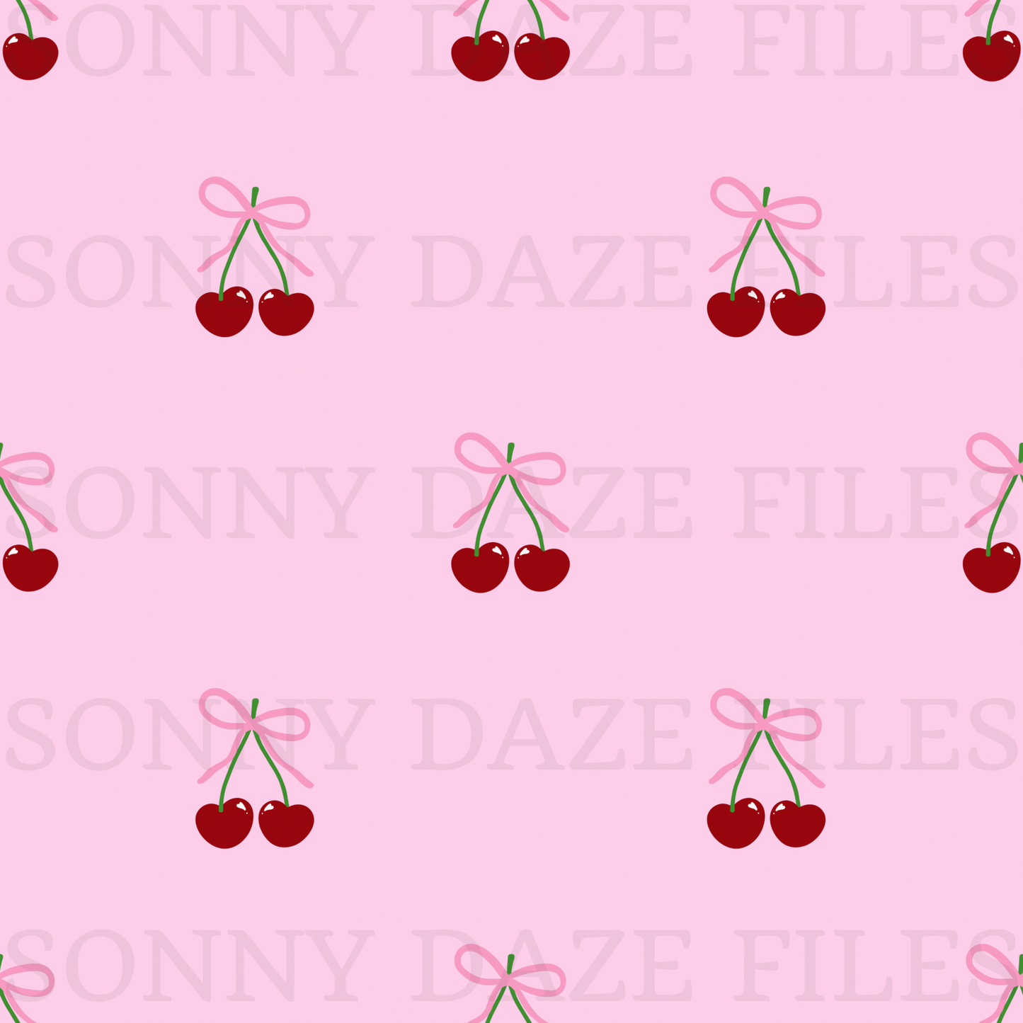 Cherry floral patchwork and cherries cord