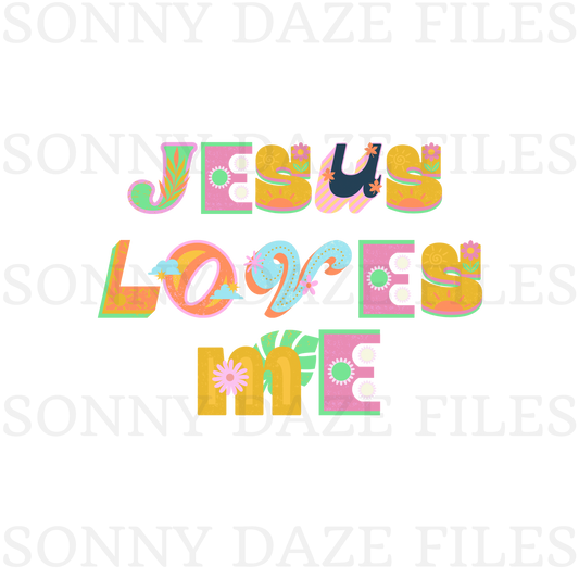 Jesus loves me PNG